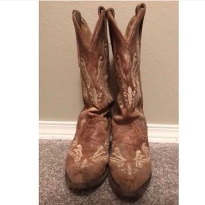 Corral Fleur-De-Lis Cowgirl Boots